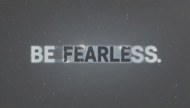 Inspirational quote with bold typography.