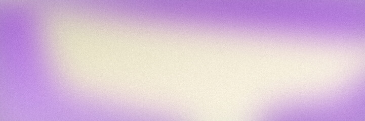 Fototapeta premium Soft lavender gradients frame a bright glowing center on this panoramic abstract background, ideal for website headers, banners, and elegant minimalist presentations.