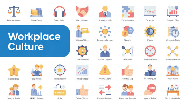 Colorful assortment of icons representing various software applications and tools Vector
