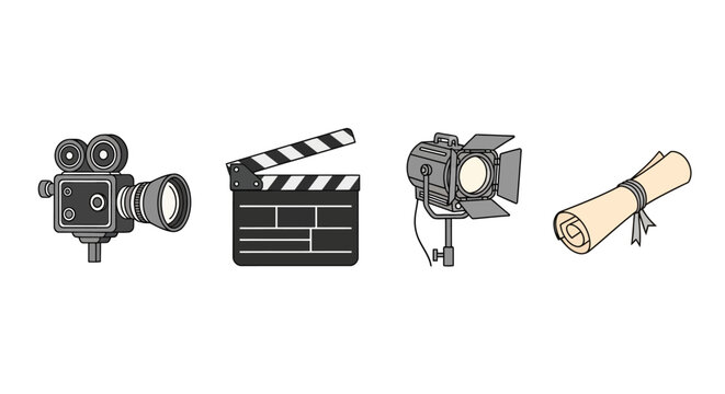 Film making equipment and tools.
