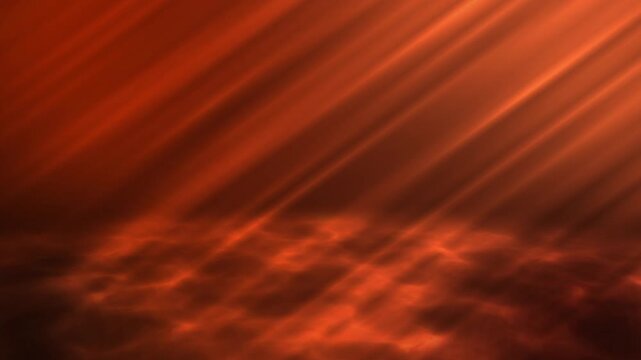 Vibrant orange background with streaks of light and cloudy texture