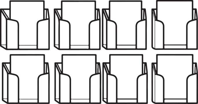 A collection of isometric illustrations of various electric guitars and basses Vector