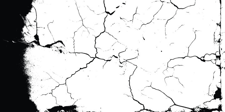 Rough overlay grunge texture with craquelure effect 