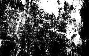 Obraz premium Rough Monochrome Grainy Pattern for Design Effects. Dirty Ink Blot and Stain Texture Background