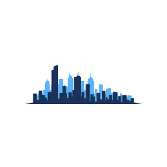 Obraz premium City Skyline Urban Landscape Architecture.