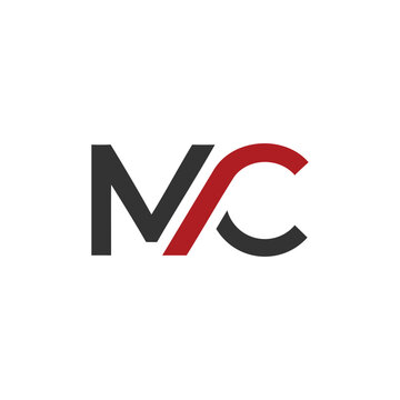 Modern MC Monogram Letter Logo Design
