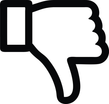  dislike symbol icon