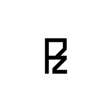 Letter PZ Diamond logo isolated with white background. PZ Logo Idea. 