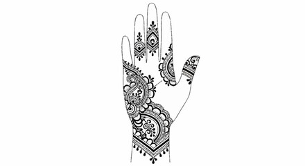 Alepidhanu Designer Mehndi Hand Art with Intricate Patterns and Floral Motifs © dhanu