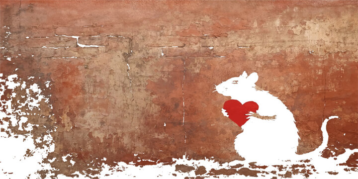 A 3d vector illustration of a rusty metal plate featuring a red national flag silhouette for a country travel sign and world geography icon design