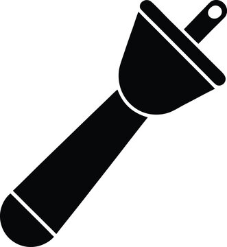 guiro silhouette vector art illustration, black and white design