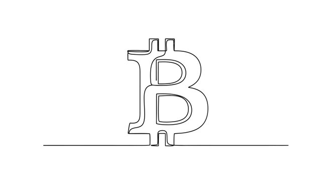Bitcoin Logo, Cryptocurrency Symbol, Digital Currency, Blockchain Technology, Financial Icon