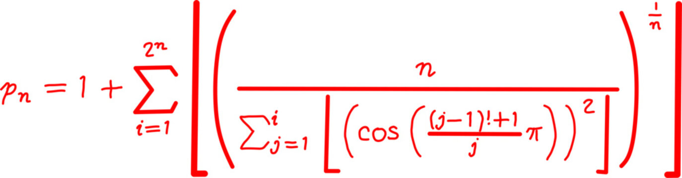 Mathematical proof showing 0.999... equals 1 using infinite geometric series. Red formula text on white background with clean educational layout.