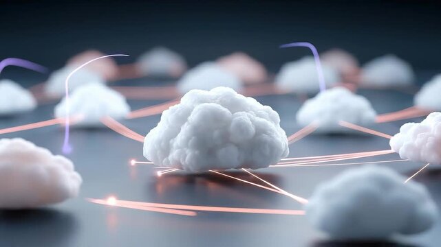 Seamless loop cloud network animation, adaptive economic modeling and citizen centric systems.