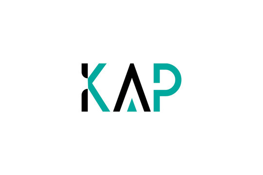 minimalist logo featuring the letters KAP