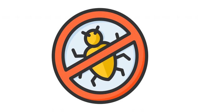 Animated antivirus icon