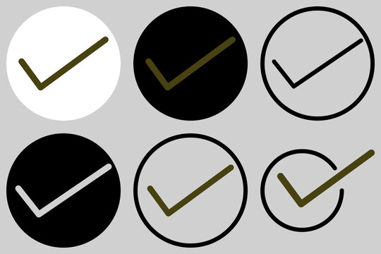 simple illustration of yes buttons