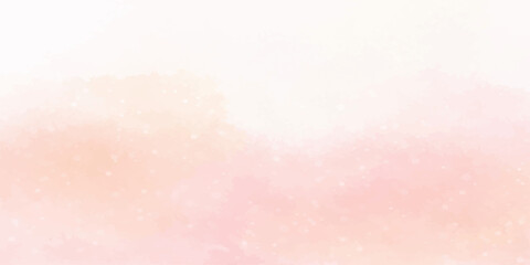 Bright abstract watercolor background with pink bokeh design featuring a light glitter texture and shiny holiday sparkles for a festive celebration wallpaper © Md