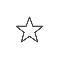Obraz premium Simple star vector design showcasing minimalist art