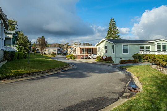 Mobile home park for seniors in Scottsdale California.
