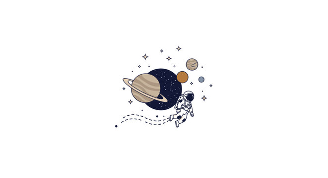Cartoon Space Rocket Ship.