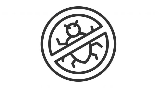 Animated antivirus icon