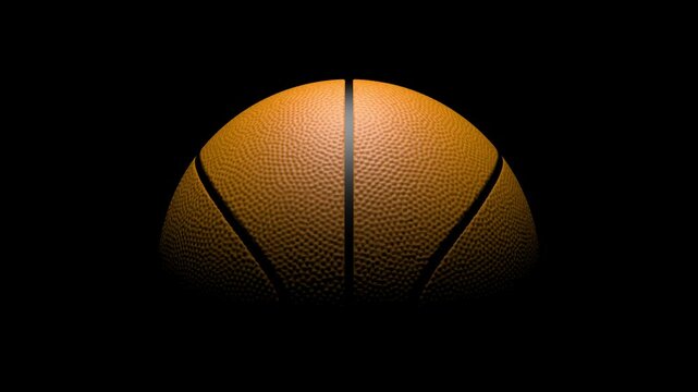 Rotating basketball ball - loop