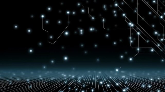 デジタル分野の成長イメージ背景