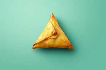 Samosa food simplicity triangle.