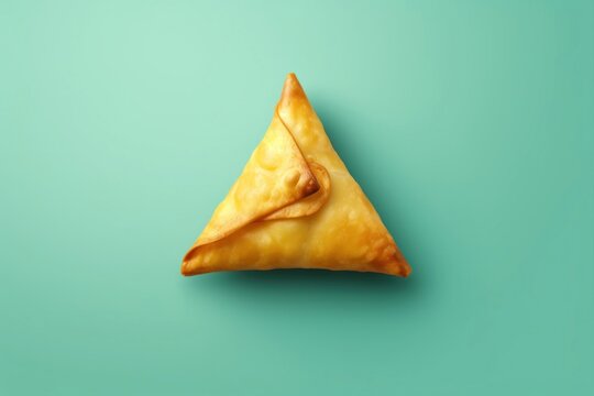 Samosa food simplicity triangle.