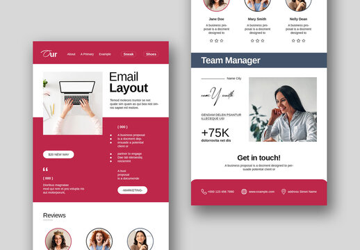 Email News Letter Layout