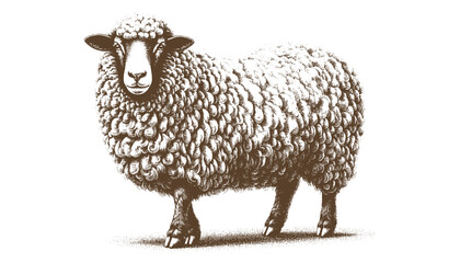 Fototapeta premium Sheep Vector