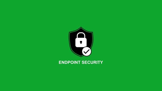 Endpoint Security Shield Icon Animation
