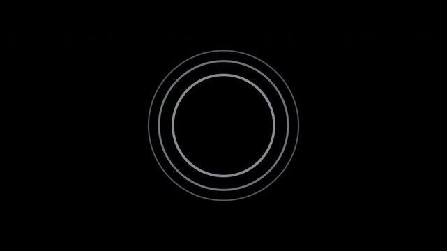 Minimal pulse ring overlay with alpha channel and open center
