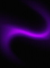Fototapeta premium Vibrant purple neon light wave on dark background with glowing effect