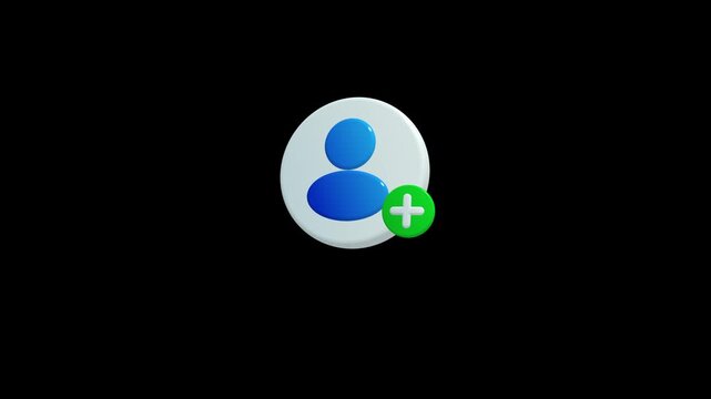 New add user blue and green button popup animation