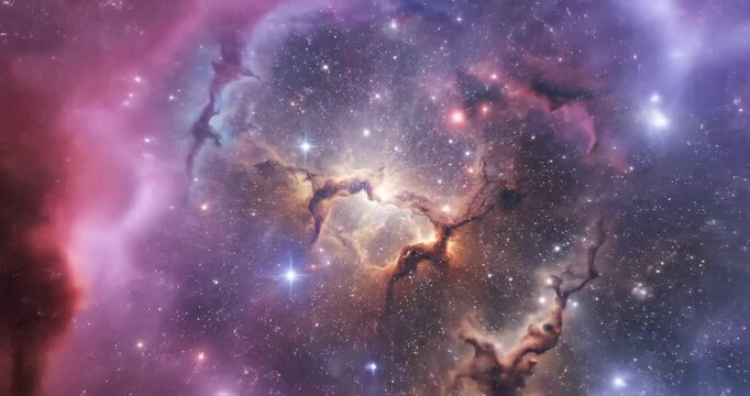 Vibrant Nebula in Deep Space Exploration.