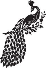 Peacock Vector Design   Elegant Mor (Peacock) Illustration for Nature & Decoration © Mousume