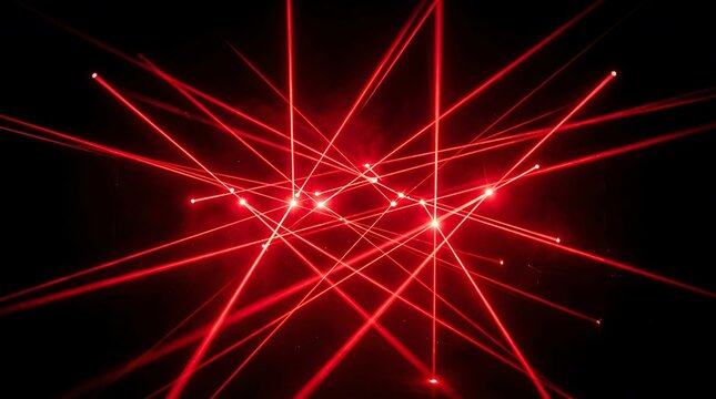 Radiant fireworks display exploding in a night sky with vibrant light trails