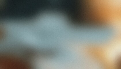 Fototapeta premium Gradient texture background with smooth transition from dark blue to orange and light blue shades