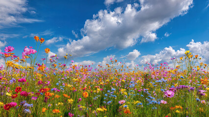 Fototapeta premium field of flowers
