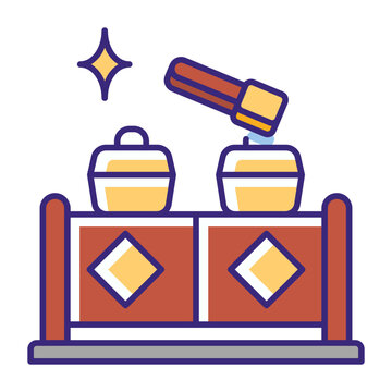 This Gamelan icon is suitable for Indonesian Culture, etc
