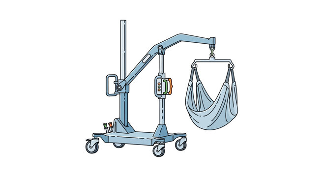 Patient Lift Device with Sling
