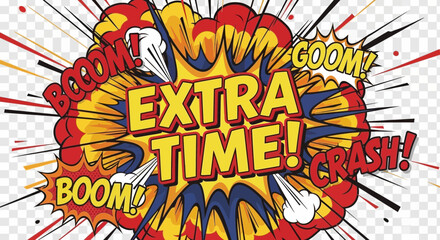 Extra Time! Comic Book Explosion - Boom, Crash, Goom Sound Effects © Cendol