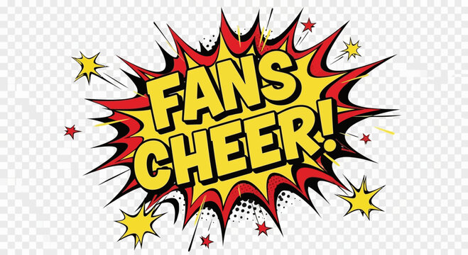 Fans Cheer Comic Book Explosion - Excitement and Celebration