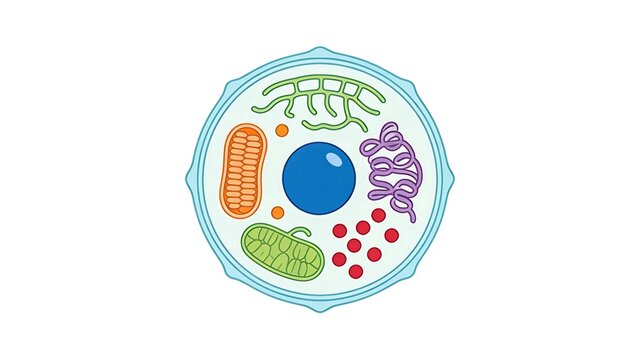 Illustration of a cell structure