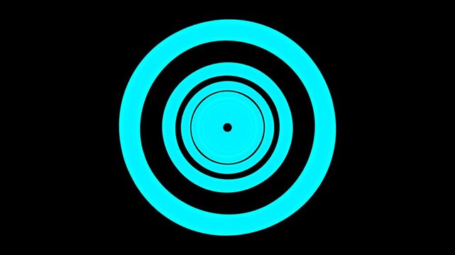 abstract digital tunnel loop motion background alpha channel