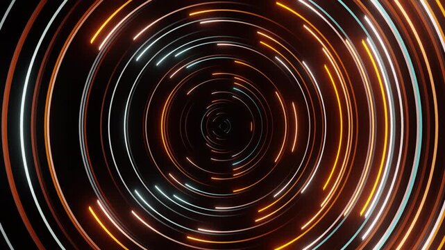 Abstract Conceptual Gravitational Wave Loop Rotation 