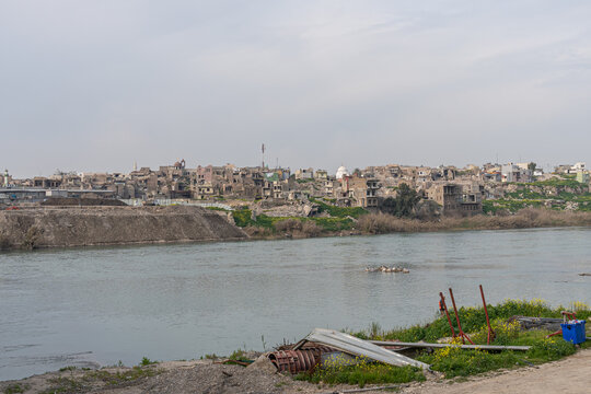View of the old city of Mosul, Iraq