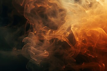 Obraz premium Smoke floating backgrounds fire fragility.
